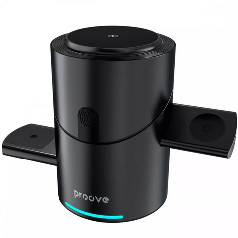Беспроводное зарядное устройство 3 в 1 Proove Optimus 15W. Модульная магнитная зарядная станция-тубус 0229 фото