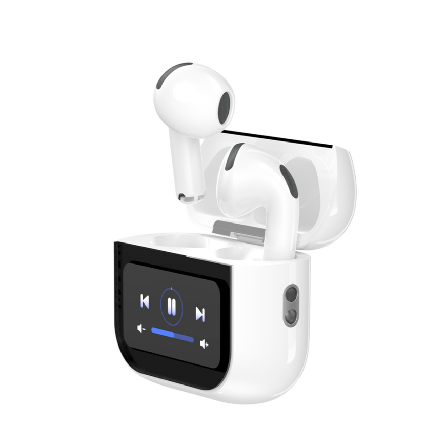 Беспроводные Bluetooth наушники XO X42 Pro с сенсорным экраном. Беспроводные блютуз наушники с шумоподавлением ANC 0334 фото