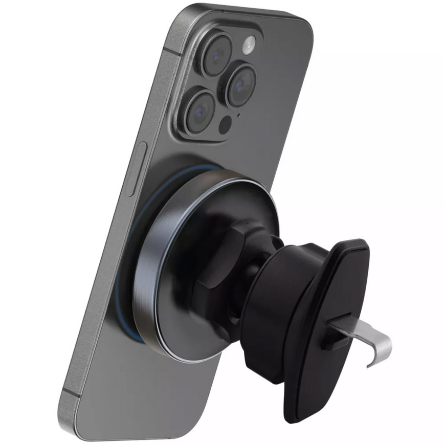 Proove Titanium Circle Qi2 15W &ndash; магнитный автодержатель для телефона с беспроводной зарядкой, поддержкой MagSafe и Magnetic Ring 0711 фото