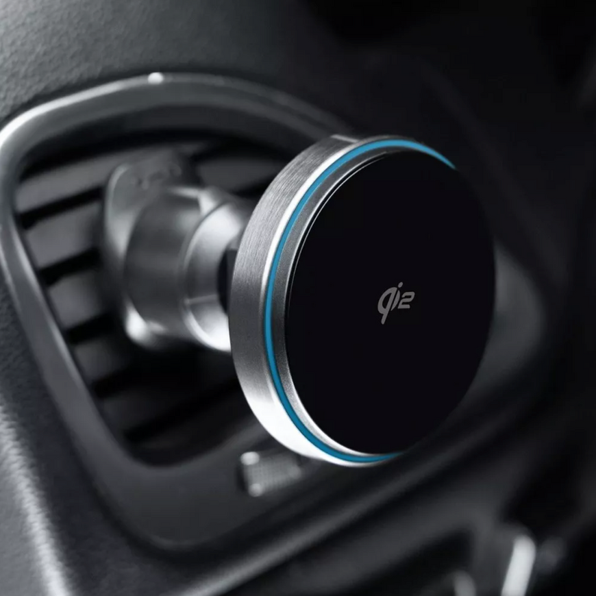 Proove Titanium Circle Qi2 15W &ndash; магнитный автодержатель для телефона с беспроводной зарядкой, поддержкой MagSafe и Magnetic Ring 0711 фото