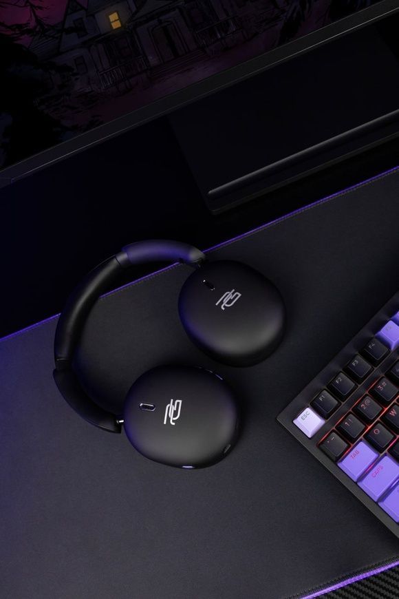 Ігрові бездротові навушники Proove Gaming Zephyr. Геймерські повнорозмірні навушники із вбудованим мікрофоном та та активним шумозаглушенням ANC 0721 фото