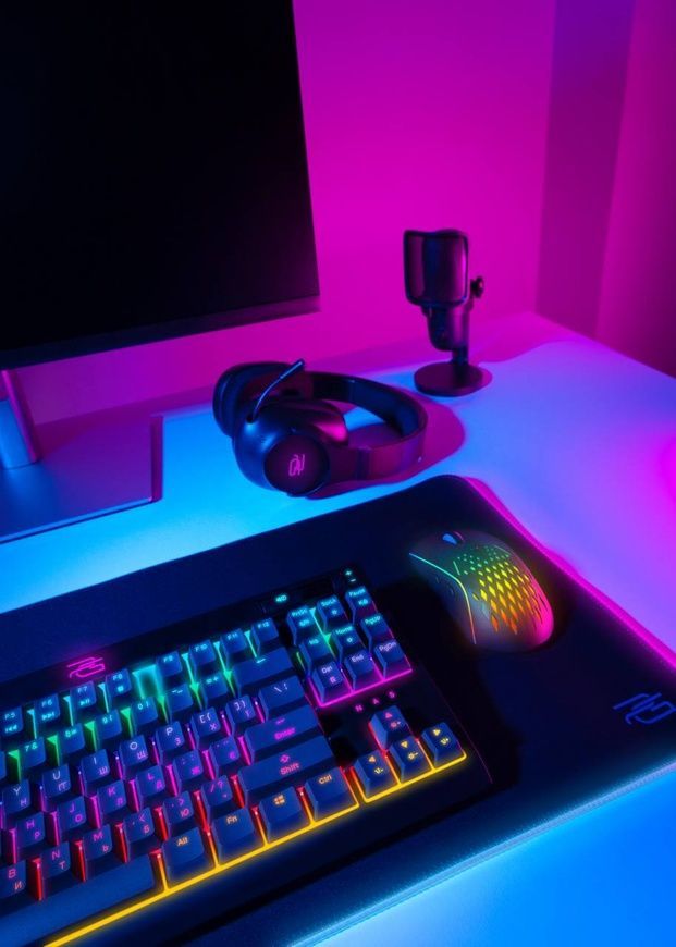 Бездротова ігрова миша Proove Gaming Buzz (2.4GHz + USB). Безпровідна геймерська миша з сенсором PixArt 3212 та чутливість з 7 рівнями DPI 0449 фото