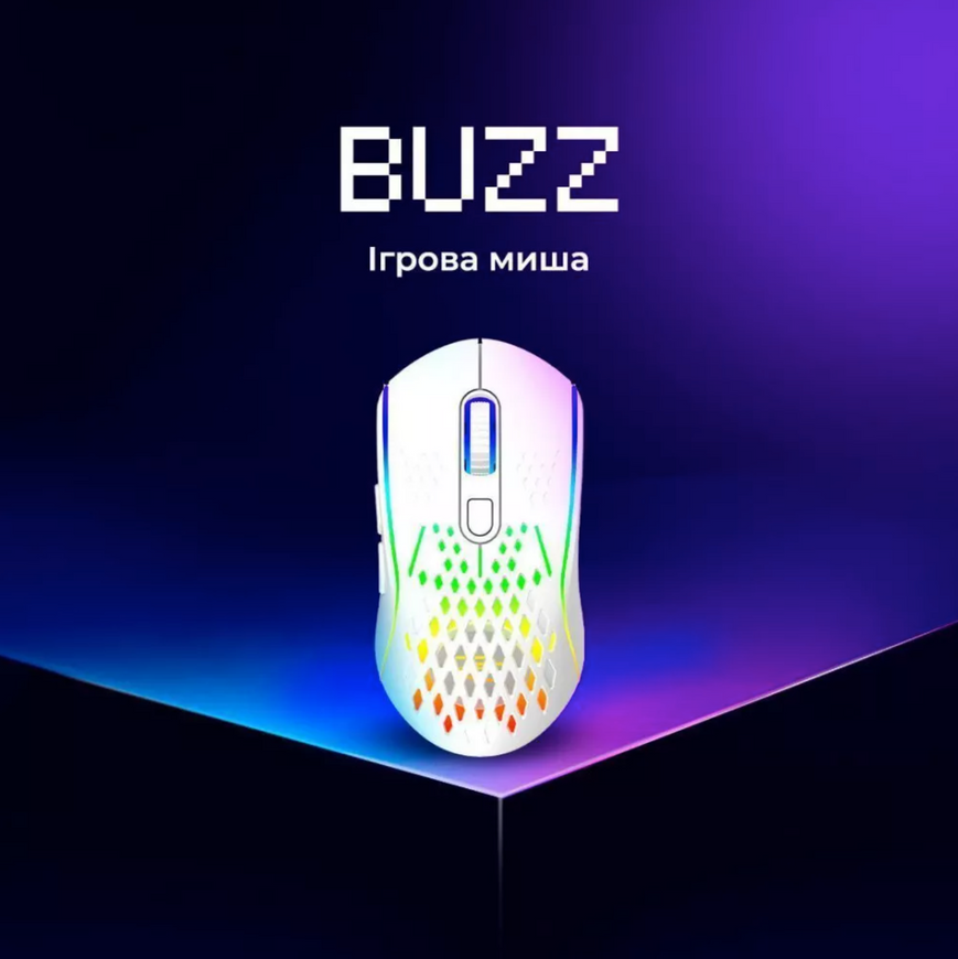 Беспроводная игровая мышь Proove Gaming Buzz (2.4GHz+USB). Беспроводная геймерская мышь 0450 фото
