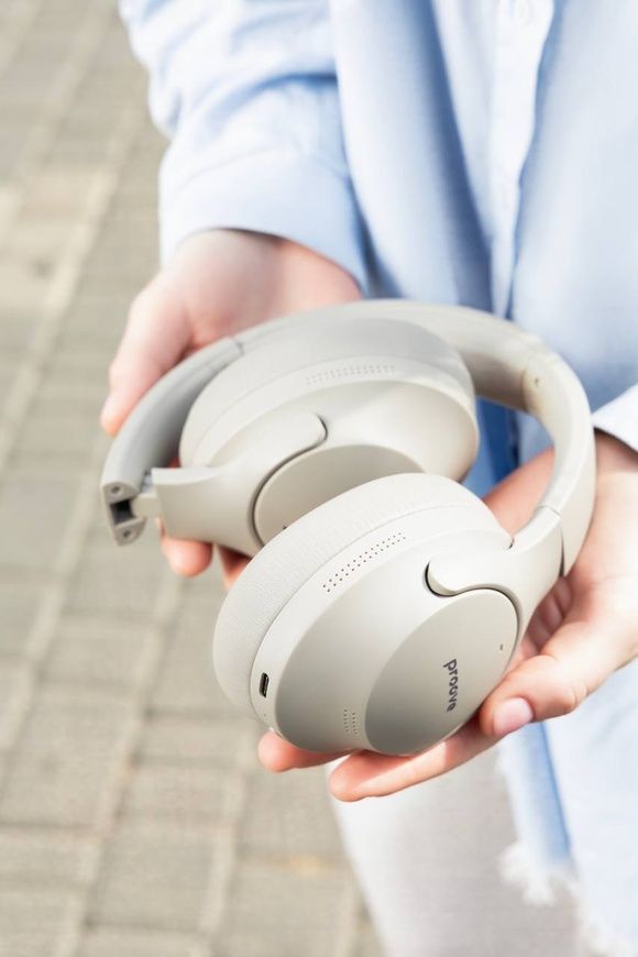 Бездротові повнорозмірні Bluetooth навушники Proove Silence Plus з ANC активним шумозаглушенням та потужним басом 0265 фото