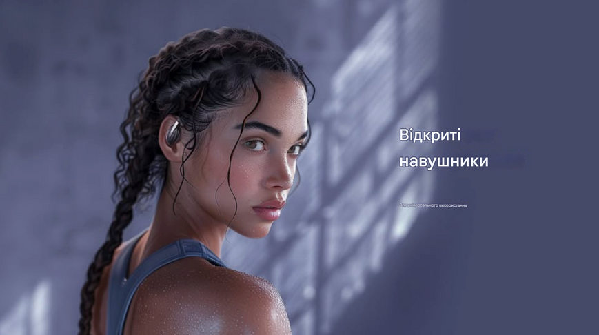 Бездротові спортивні навушники для бігу Remax P7 OpenBuds. Вологозахист IPX4, кріплення за вухо, активне шумозаглушення ANC. 0134 фото