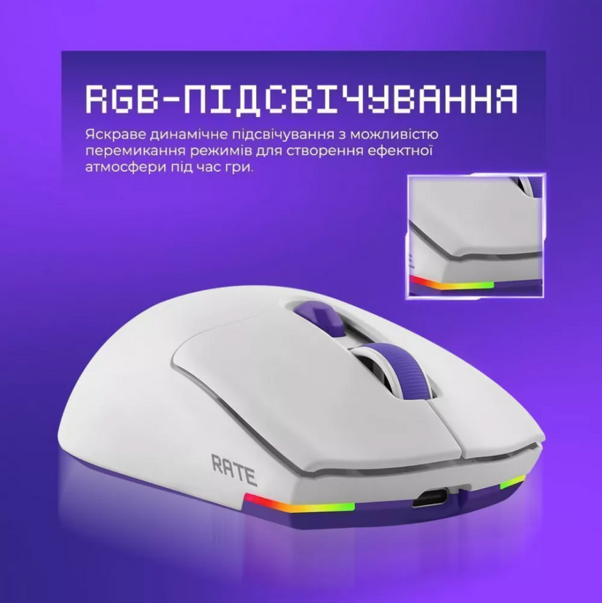 Геймерская мышь Proove Gaming Rate Special Edition 3-в-1 (2.4G+BT+USB) 0723 фото