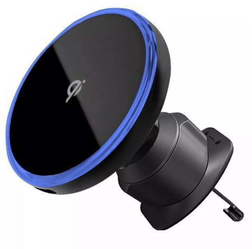 Автомобільний магнітний тримач Proove UNO Qi 15W з бездротовою зарядкою для телефона 0521 фото