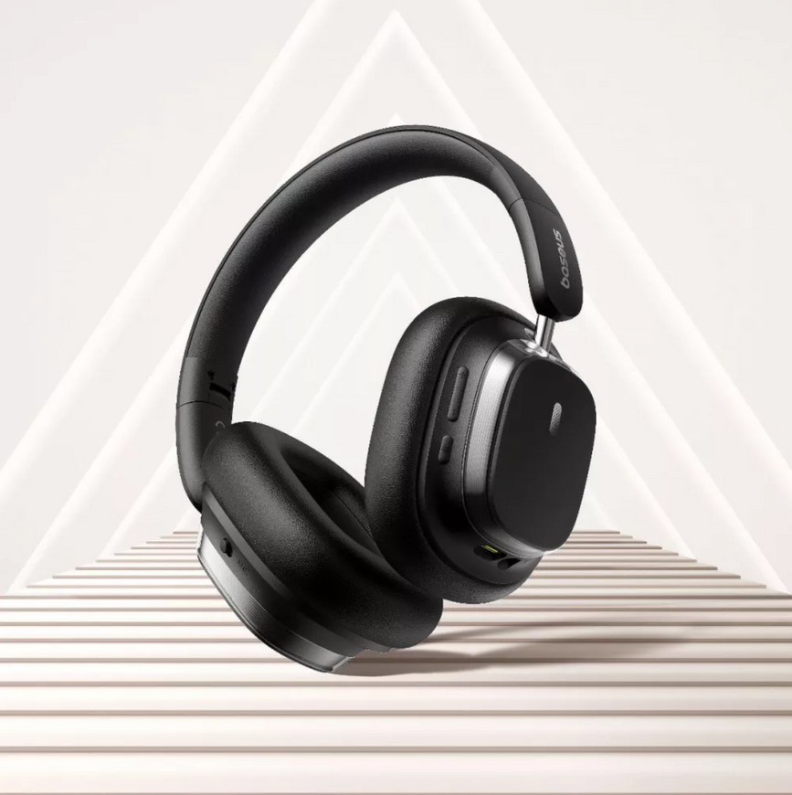 Беспроводные полноразмерные Bluetooth-наушники Baseus Bowie H1s с ANC и Hi-Res Audio. Накладные наушники Baseus для работы и музыки с глубоким басом. 0275 фото