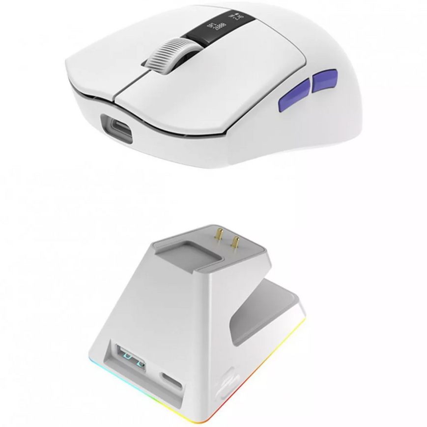 Геймерська ігрова миша Proove Gaming Jester 8K з сенсором PAW3395 та трирежимним підключенням (2.4G+BT+USB) 0725 фото