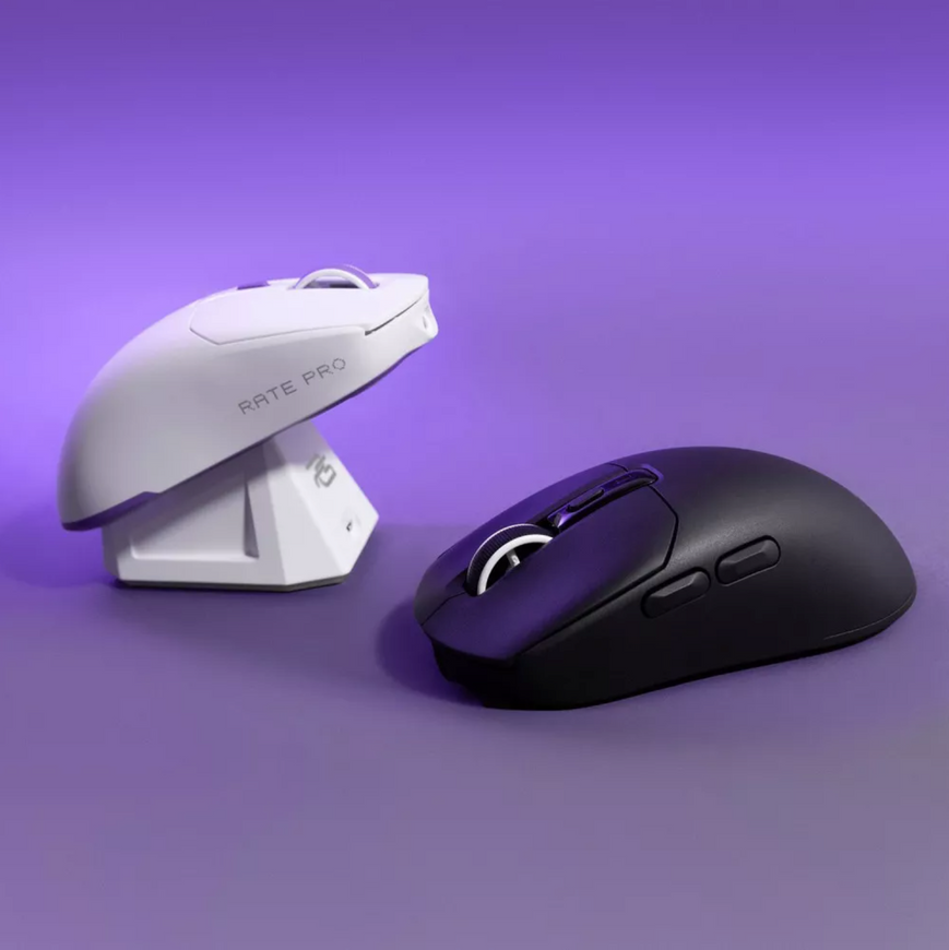 Бездротова геймерська ігрова миша Proove Gaming Rate Pro with Charging Dock. Професійна миша для геймерів  для кіберспорту 0726 фото