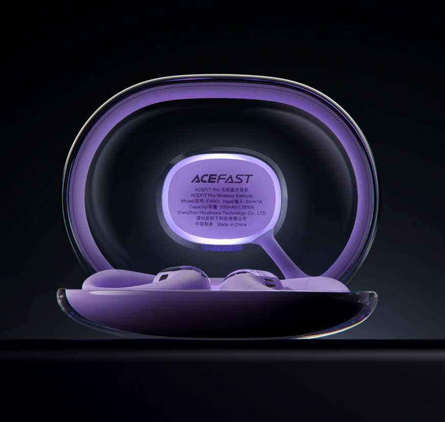 Спортивная гарнитура ACEFAST AceFit Pro с индикаторами LED. Беспроводные спортивные наушники, Open-Ear дизайн, LED подсветка, защита IP54. 0215 фото