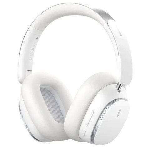 Наушники полноразмерные беспроводные Baseus Bowie H1 Pro WHITE с функцией активного шумоподавления ANC 0278 фото