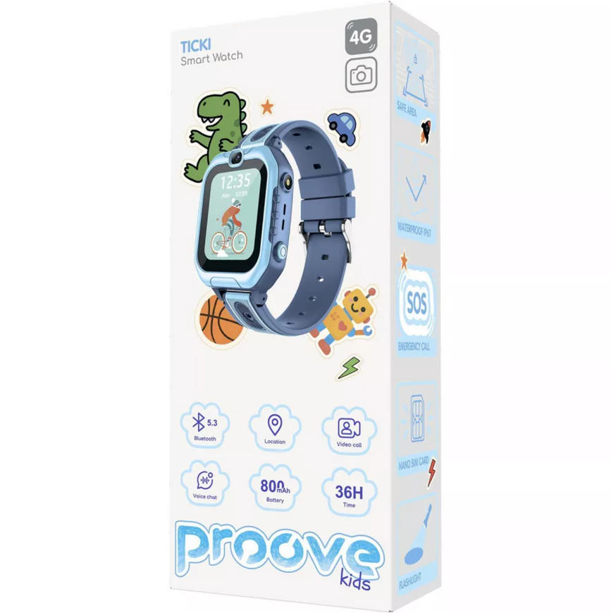 Смарт-часы для детей Proove Kids Ticki с камерой и Nano SIM 0528 фото