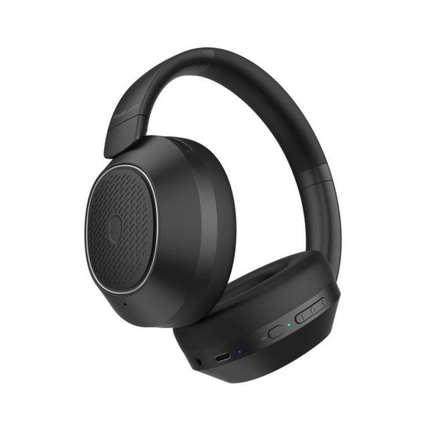 Повнорозмірні бездротові навушники PowerLocus Universe. Bluetooth-навушники з активним шумозаглушення (ANC), Hi-Fi стерео та режимом More Bass 0456 фото