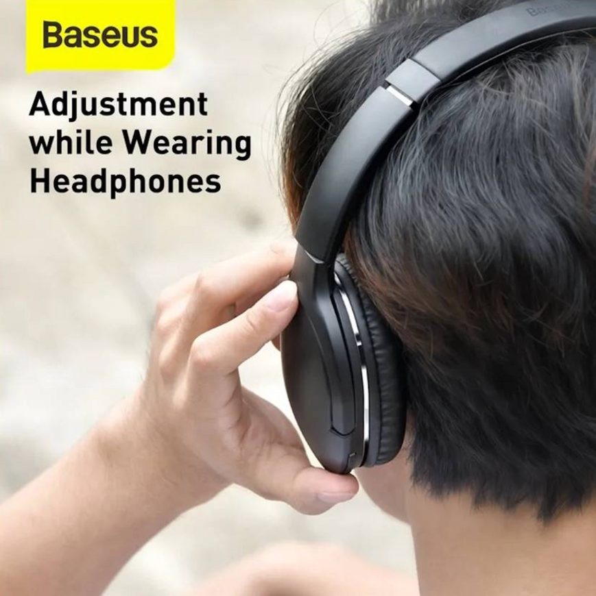 Bluetooth-навушники Baseus Encok D02 Pro зі складною конструкцією. Бездротові повнорозмірні навушники для iOS та Android 0039 фото