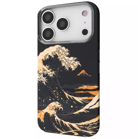 Матовий захисний чохол Proove Gleam Case для 17 Pro Max з підтримкою Magnetic Ring golden storm 0534 фото