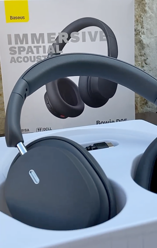 Беспроводные наушники Baseus Bowie D05. Bluetooth-гарнитура с поддержкой Spatial Audio 0273 фото