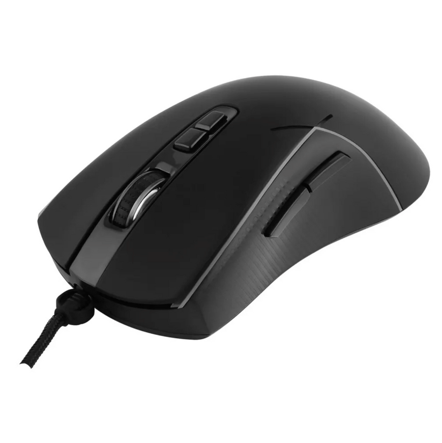 Дротова ігрова миша Proove Gaming Defiant Black. Геймерська миша з 7 функціональними клавішами для ПК та ноутбука (Windows/Linux) 0733 фото