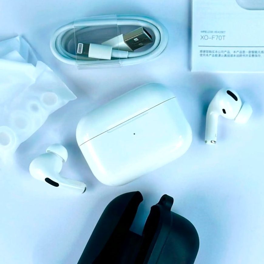 Бездротові Bluetooth-навушники XO-F70T AirPods Pro 0124 фото