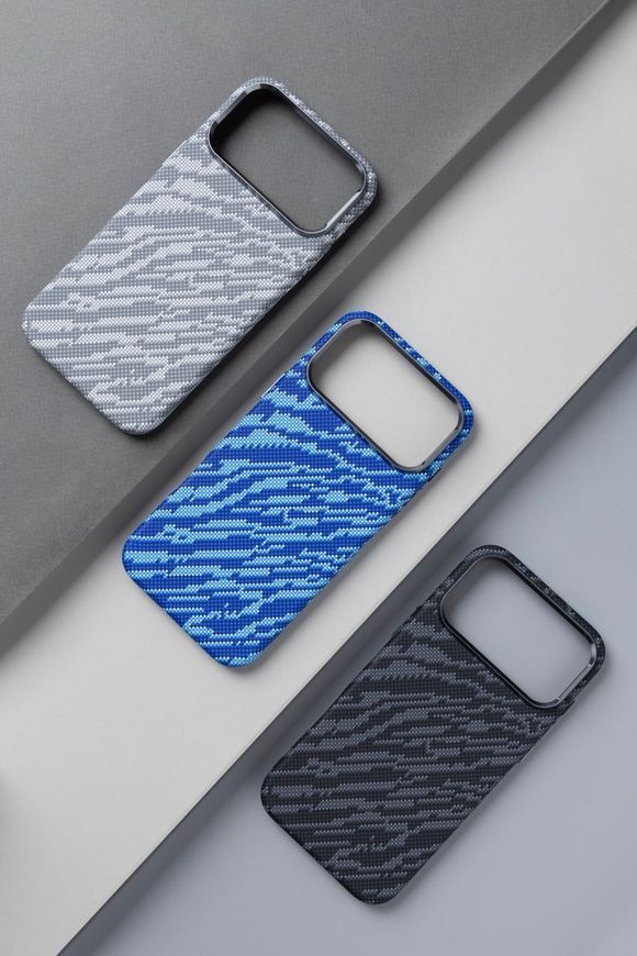 Матовый противоударный чехол Proove Gleam Case для 17 Pro Max с металлическими элементами (silver blaze) 0536 фото
