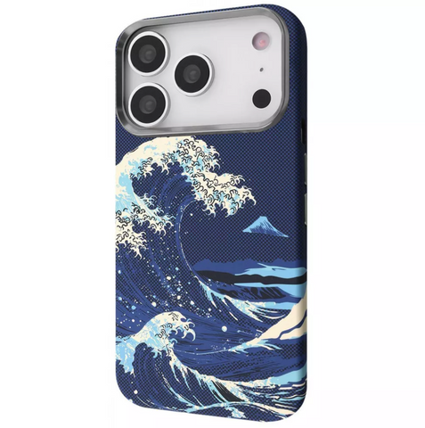 Магнитный поликарбонатный чехол Proove Gleam Case with Magnetic Ring с защитой камеры для iPhone 17 Pro Max Blue Storm 0537 фото