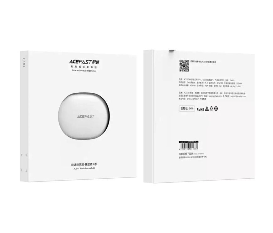Беспроводные спортивные Bluetooth наушники вкладыши AceFast FA002 ACEFIT Air 0219 фото