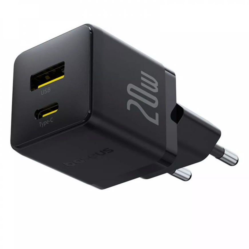 Мережевий зарядний пристрій Baseus Palm Fast Charger 20W Type-C. Адаптер живлення з підтримкою швидкого заряджання для iPhone 0259 фото