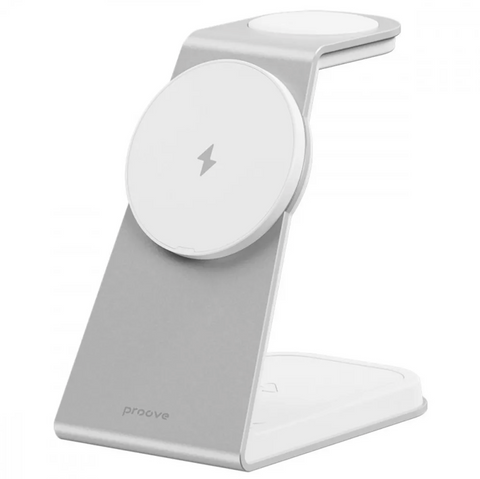 copy_Настольное беспроводное зарядное устройство для Proove Omni Power. Беспроводная зарядная станция 3 в 1 с поддержкой быстрой зарядки Qi 00231 фото
