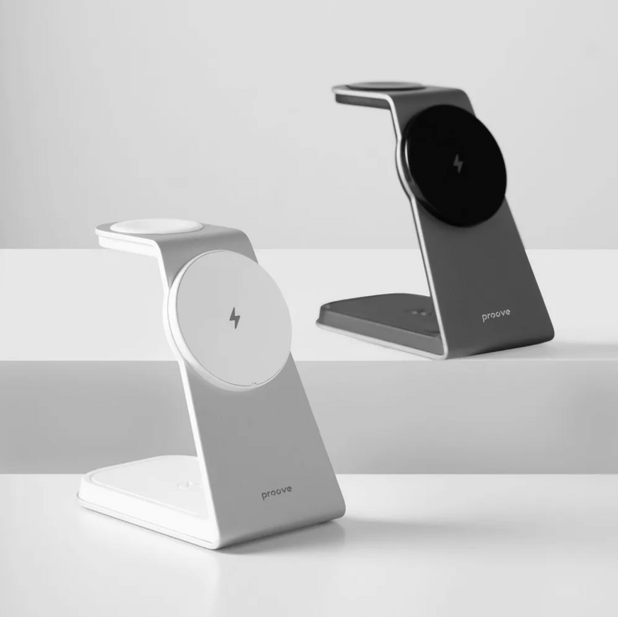 Швидка бездротова зарядка Proove Omni Power 15W з підтримкою Qi 00231 фото