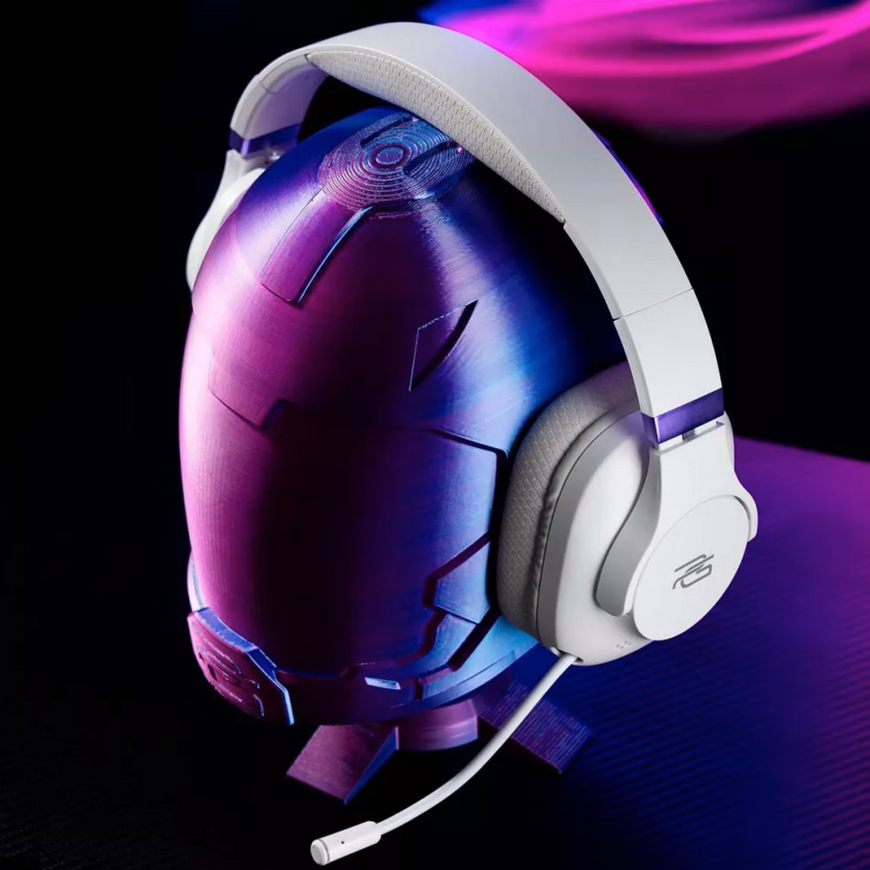 Ігрові бездротові навушники Proove Gaming Bliss з мікрофоном та LED RGB підсвіткою. Геймерська бездротова гарнітура з мікрофоном для стрімів 0713 фото
