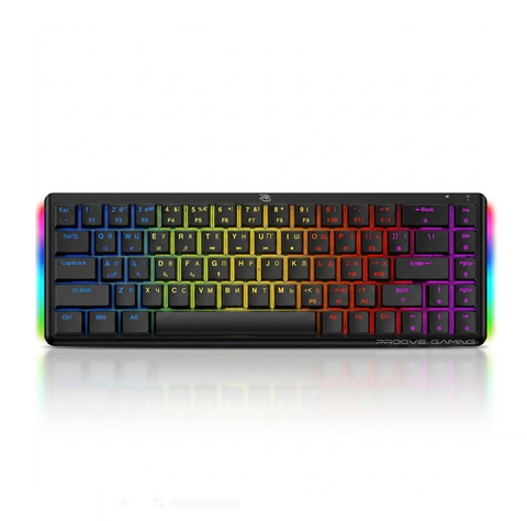 Геймерская клавиатура Proove Gaming AFK. Игровая клавиатура с форм-фактором и яркой RGB подсветкой. 0738 фото