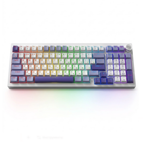 Беспроводная игровая механическая клавиатура Proove Gaming Slicker Pro. Геймерская клавиатура с ярким дизайном, RGB подсветкой и линейными переключателями. 0743 фото