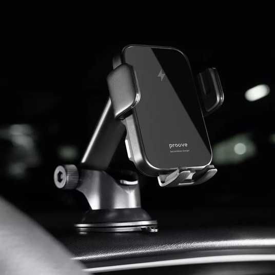 racco☆ Автомобільний тримач з бездротовою зарядкою Proove Triple Clamp