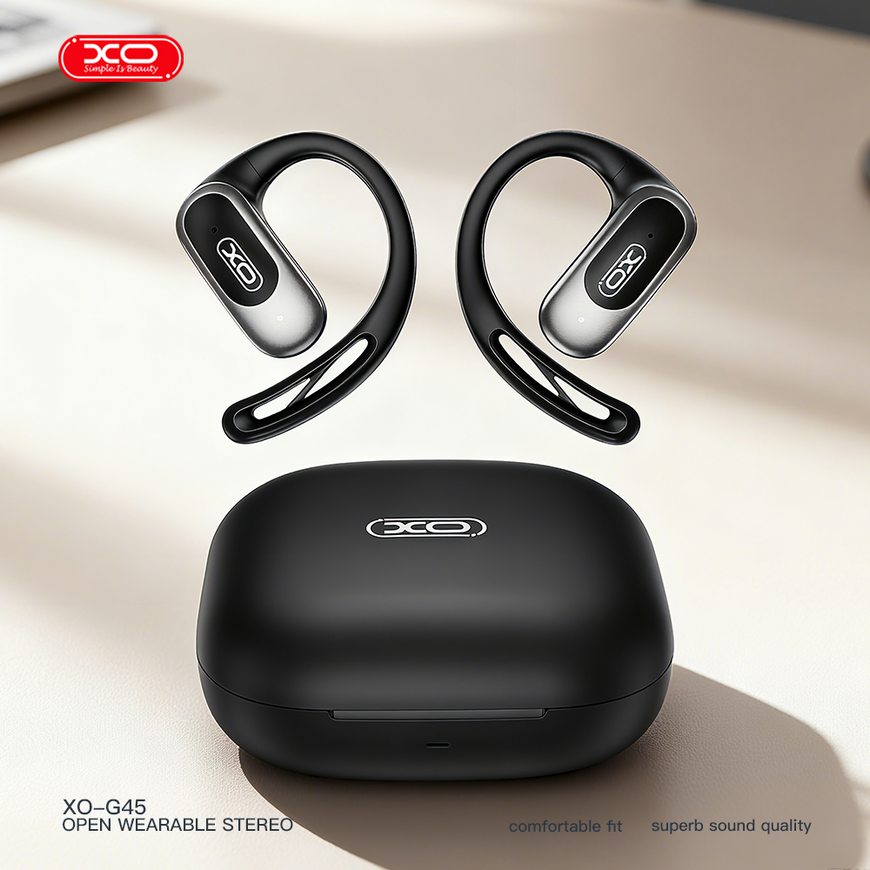 Бездротові Bluetooth навушники XO G45 Tianfang OWS Earbuds для спорту з технологією відкритого вуха та шумоподавленням. 0426 фото