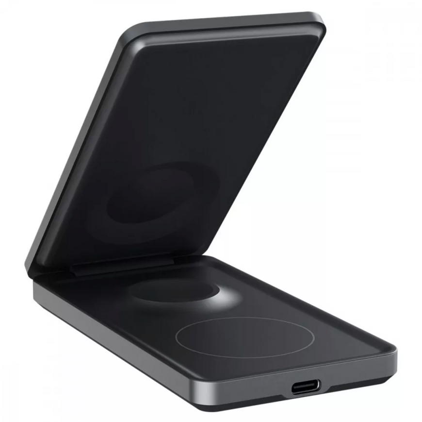 Proove Metal Edge &ndash; стильное беспроводное зарядное устройство для трех гаджетов. Магнитная зарядная станция с поддержкой быстрой зарядки Qi 0232 фото