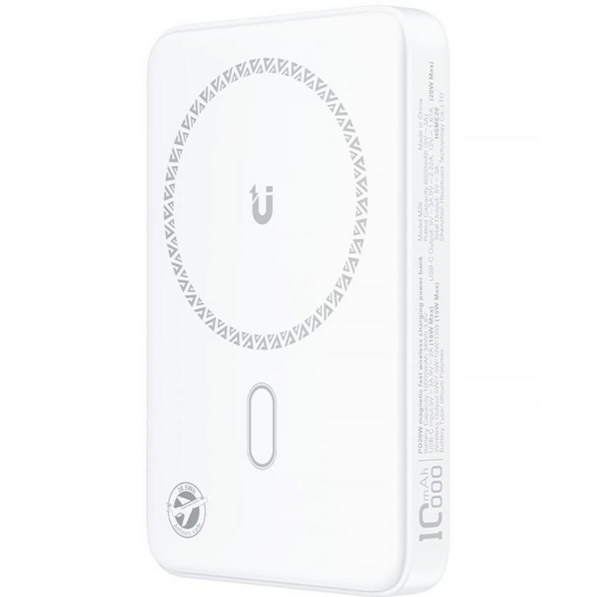Наружный аккумулятор Acefast M26 10000mAh 20W с MagSafe. Магнитный Power Bank Acefast с беспроводной зарядкой Qi 0369 фото