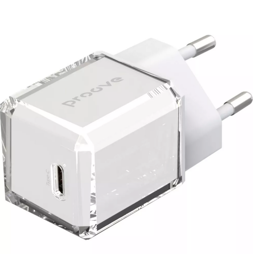 Зарядний пристрій Proove Pure GaN 30W з підтримкою швидкого заряджання для iPhone, Android та павербанків 0188 фото