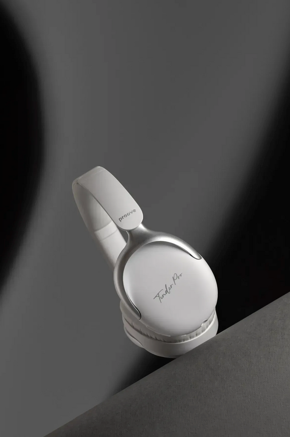 Бездротові Bluetooth навушники Proove Tender Pro з ANC шумозаглушенням та Hi-Fi звуком. Повнорозмірні навушники з активним шумозаглушенням 0447 фото