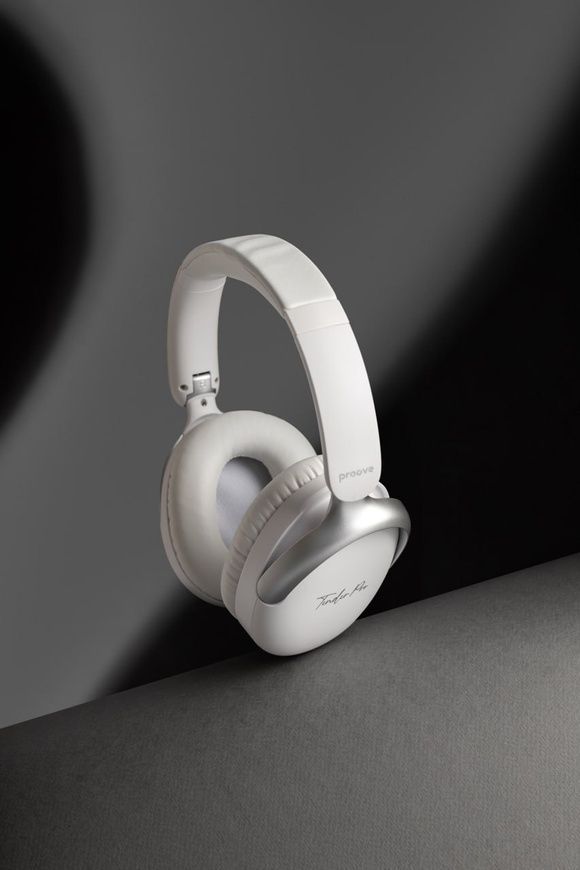 Бездротові Bluetooth навушники Proove Tender Pro з ANC шумозаглушенням та Hi-Fi звуком. Повнорозмірні навушники з активним шумозаглушенням 0447 фото
