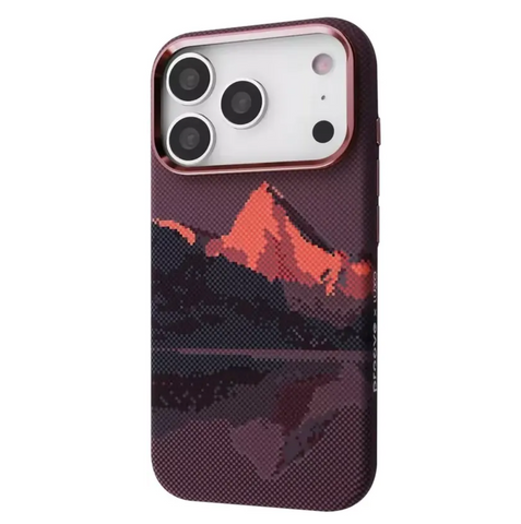 Защитный чехол для смартфона Proove Gleam Case. Матовый поликарбонатный чехол для 17 Pro Max (gold peak) 0494 фото