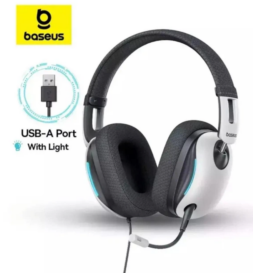 Геймерські навушники Baseus GoPlay 1+ Max Gaming з мікрофоном 0170 фото