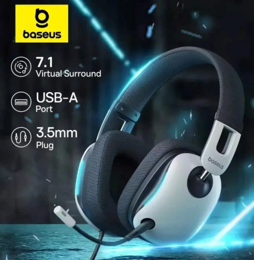Геймерські навушники Baseus GoPlay 1+ Max Gaming з мікрофоном 0170 фото