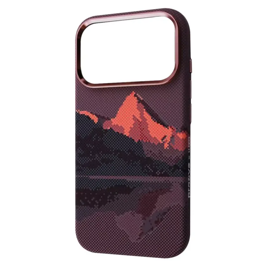 Захисний чохол для смартфона Proove Gleam Case. Матовий полікарбонатний чохол для 17 Pro Max (gold peak) 0494 фото