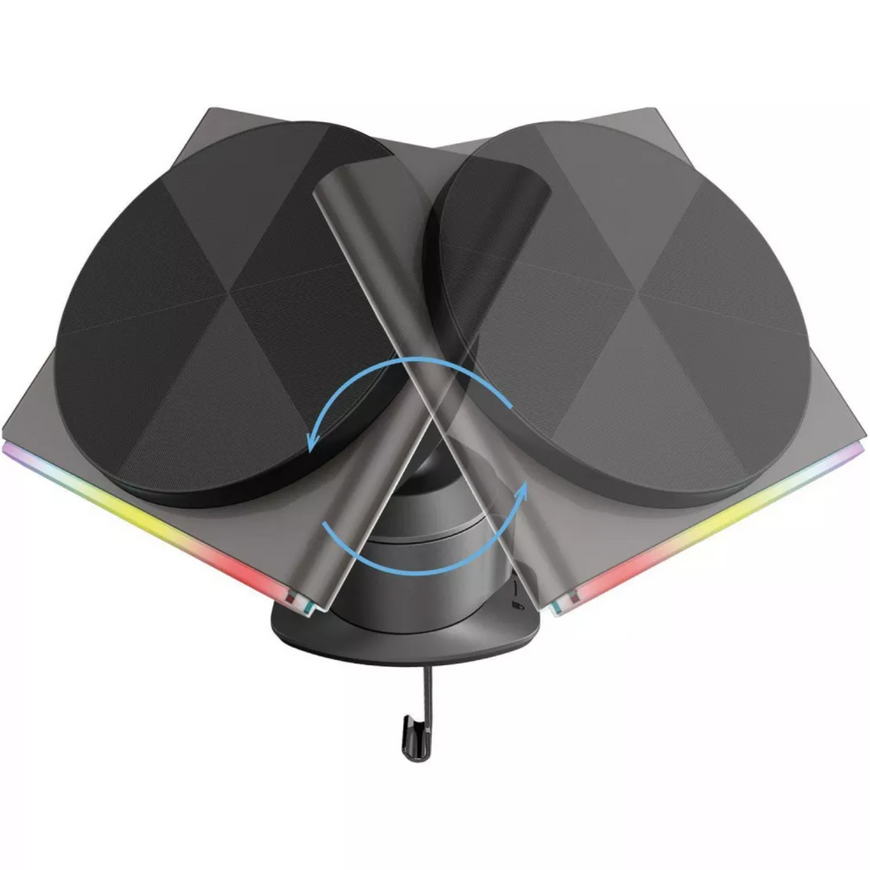 Proove Neostorm QI2 -  автомобільний тримач з бездротовою зарядкою та RGB LED підсвіткою 0709 фото