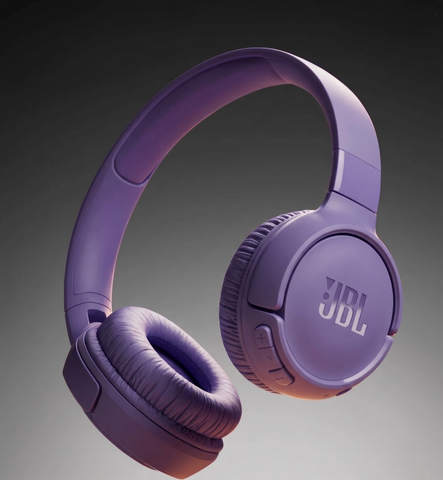 Полноразмерные Bluetooth-наушники JBL Tune 530BT Purple. Сложные наушники-гарнитура JBL с автономностью 76 часов 0507 фото