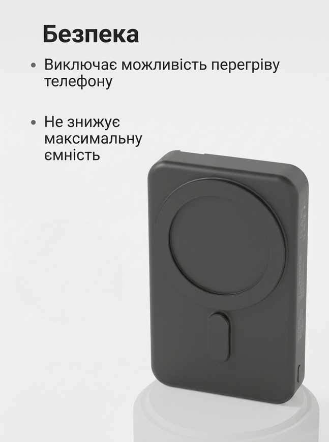 Портативний акумулятор Proove Hyperion 20W. Бездротова зарядка Qi та підтримка швидкого заряджання Power Delivery 0221 фото
