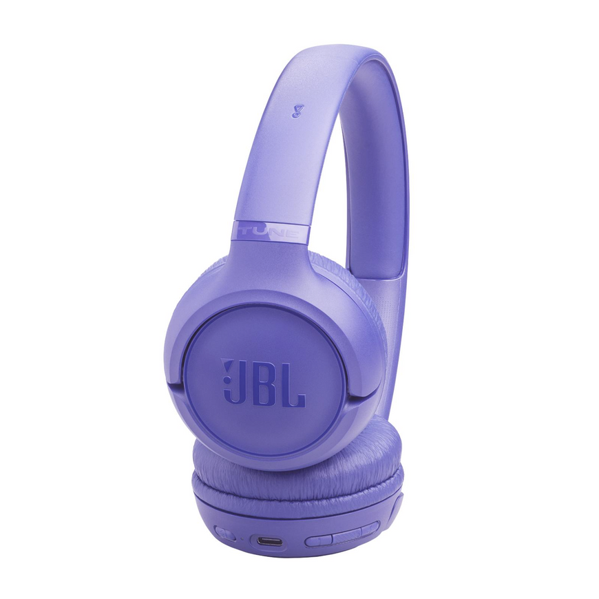 Повнорозмірні Bluetooth-навушники JBL Tune 530BT Purple. Складні навушники-гарнітура JBL з автономністю 76 годин 0507 фото