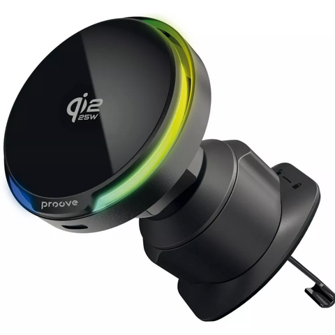 Proove Spark Qi2.2 25W &ndash; автомобильный держатель для смартфона с магнитной беспроводной зарядкой нового поколения Qi2.2 0710 фото