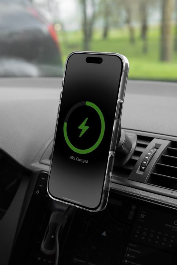 Proove Spark Qi2.2 25W - автомобільний тримач для смартфона із магнітною бездротовою зарядкою нового покоління Qi2.2 0710 фото