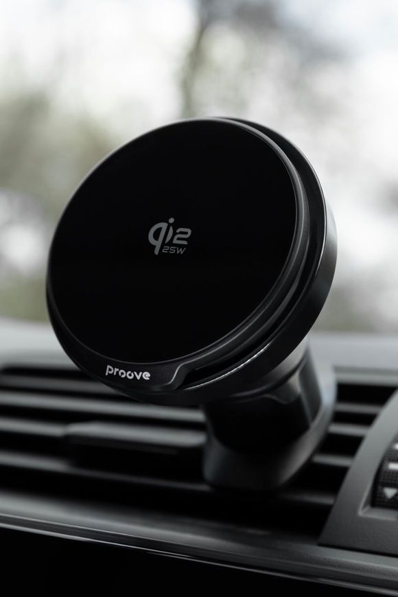 Proove Spark Qi2.2 25W - автомобільний тримач для смартфона із магнітною бездротовою зарядкою нового покоління Qi2.2 0710 фото